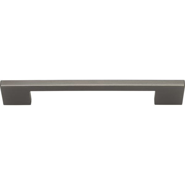 Thin Square Pull 7 9/16 Inch (c-c) Slate - Image 4