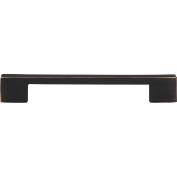 Thin Square Pull 7 9/16 Inch (c-c) Venetian Bronze