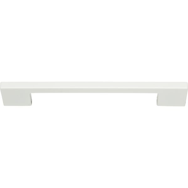 Thin Square Pull 7 9/16 Inch (c-c) High White Gloss - Image 4