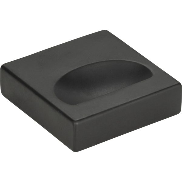 Thin Square Knob 1 1/4 Inch Modern Bronze - Image 4