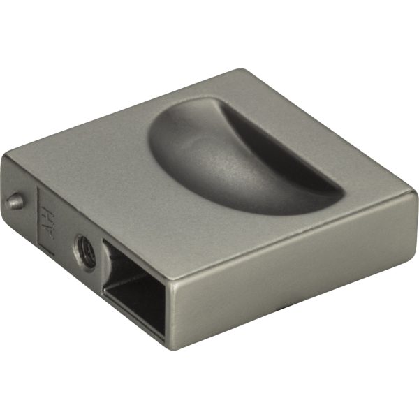 Thin Square Knob 1 1/4 Inch Slate - Image 3