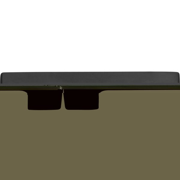 Thin Square Pull 3 3/4 Inch (c-c) Matte Black - Image 3