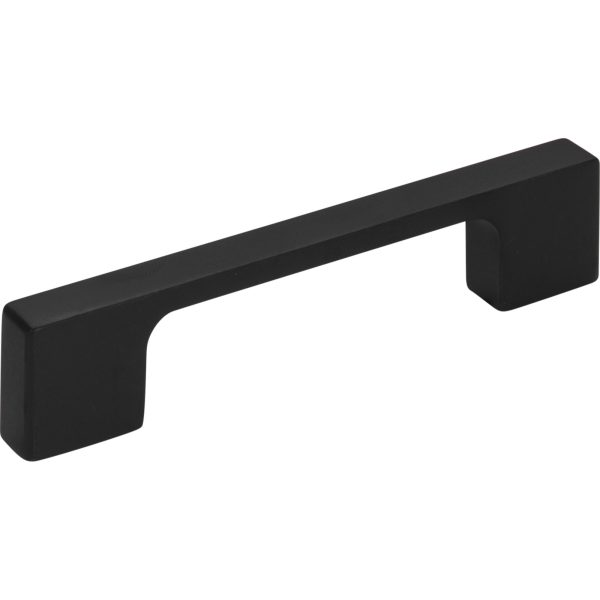 Thin Square Pull 3 3/4 Inch (c-c) Matte Black - Image 4