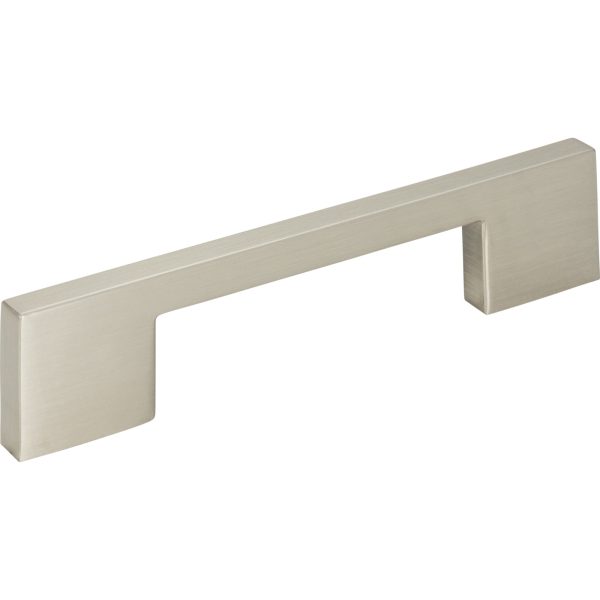 Thin Square Pull 5 1/16 Inch (c-c) Brushed Nickel - Image 4