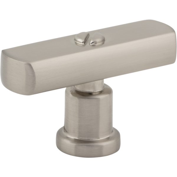 Everitt T-Knob 2 Inch Brushed Nickel - Image 3