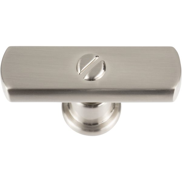 Everitt T-Knob 2 Inch Brushed Nickel - Image 4