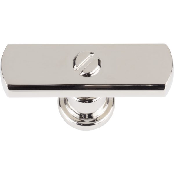 Everitt T-Knob 2 Inch Polished Nickel - Image 4