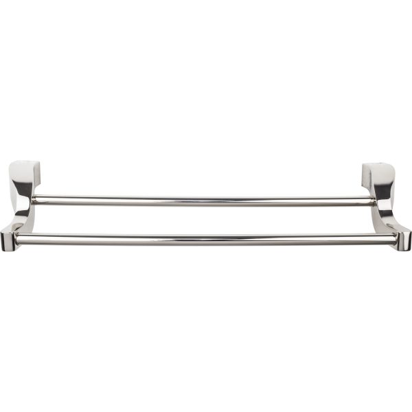 Aqua Bath Towel Bar 30 Inch Double Polished Nickel