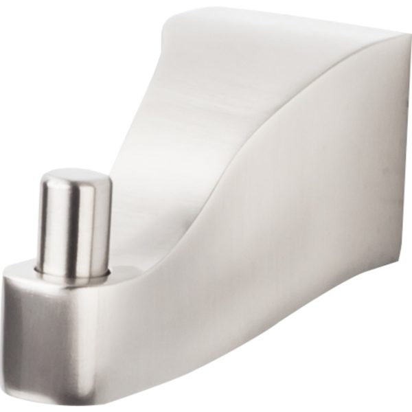 Aqua Bath Single Hook  Brushed Satin Nickel