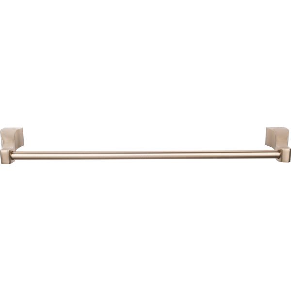 Aqua Bath Towel Bar 24 Inch Single Brushed Bronze