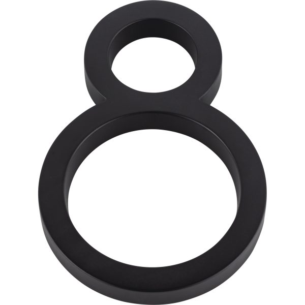Modern Avalon #8 6 Inch Matte Black