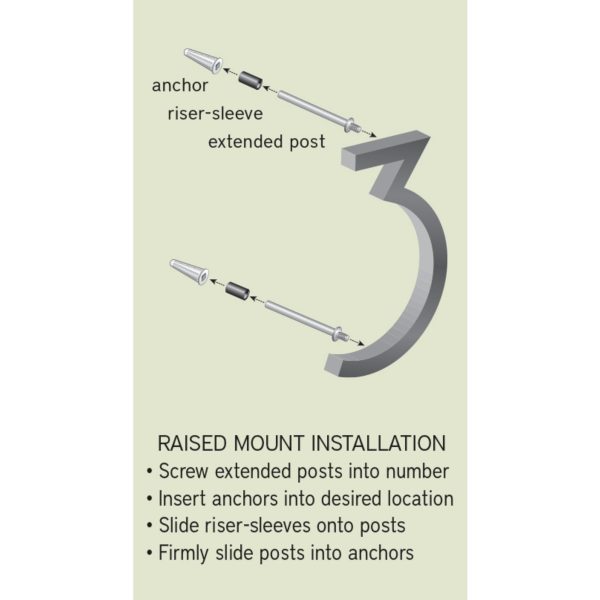 Modern Avalon #8 6 Inch Brushed Nickel - Image 3