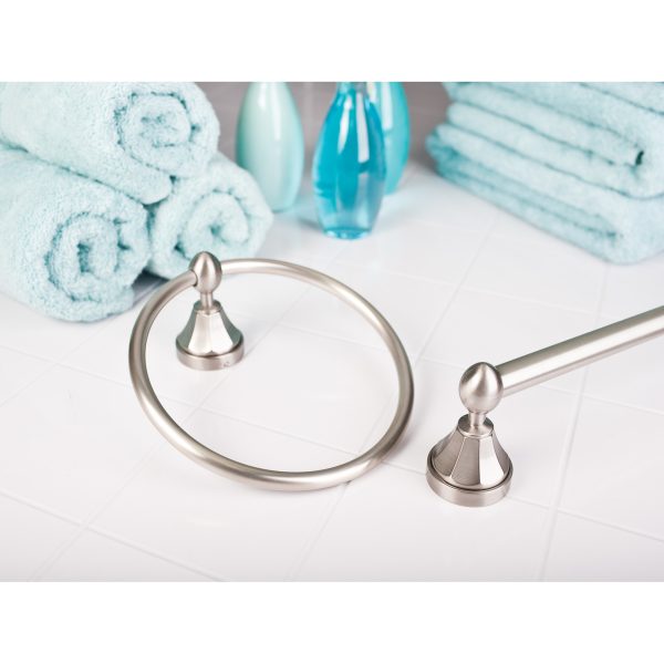 Newbury Satin Nickel Euro Paper Holder  - Retail Packaged - Image 6