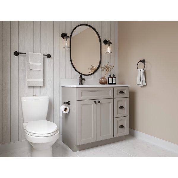 Fairview Brushed Oil Rubbed Bronze Spring-Loaded Paper Holder - Contractor Packed - Image 3