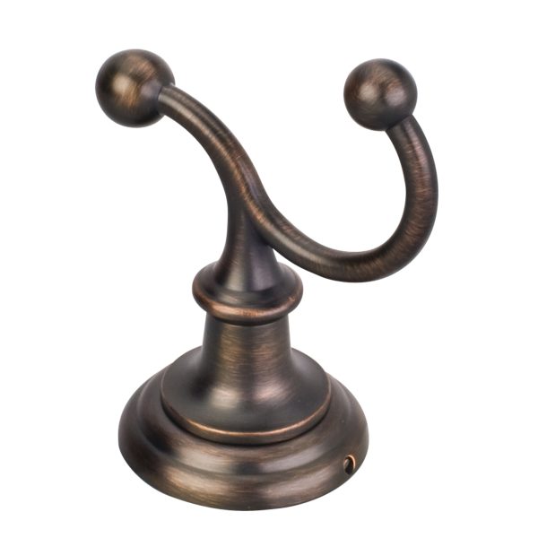 Fairview Brushed Oil Rubbed Bronze Double Robe Hook - Retail Packaged - Image 3