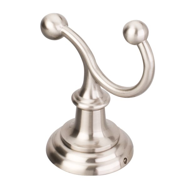 Fairview Satin Nickel Double Robe Hook  - Contractor Packed - Image 3