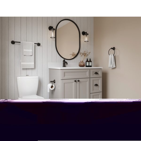 Fairview Brushed Oil Rubbed Bronze 18" Single Towel Bar - Contractor Packed - Image 3