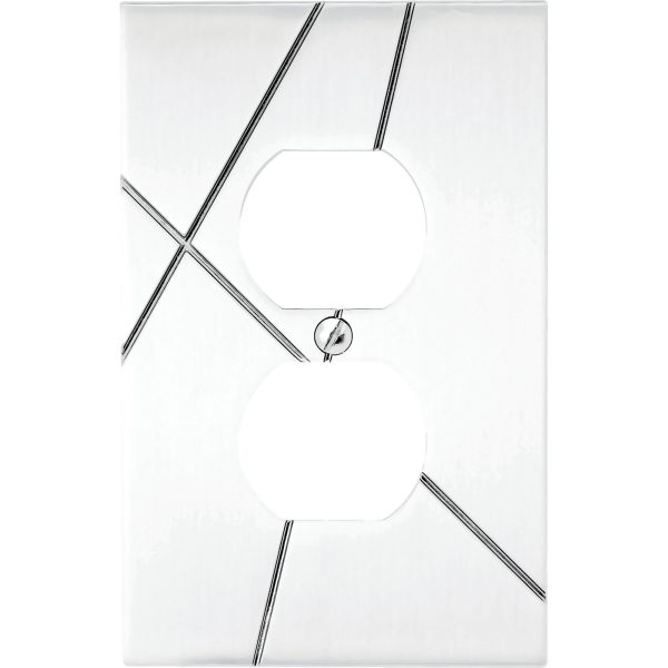 D Modernist Outlet Plate