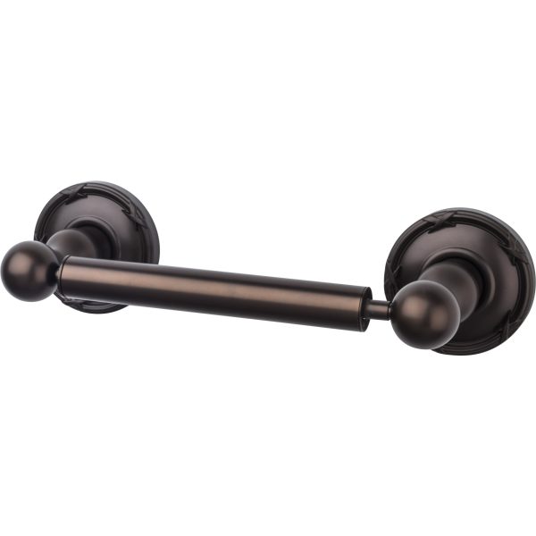 Edwardian Bath Tissue Holder Ribbon Backplate Oil Rubbed Bronze