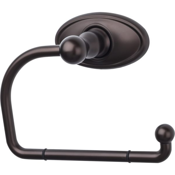 Edwardian Bath Tissue Hook Oval Backplate Oil Rubbed Bronze