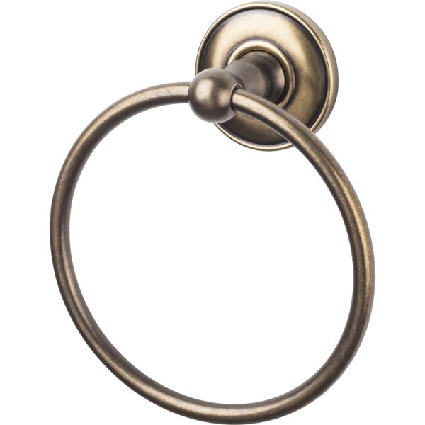 Edwardian Bath Ring Plain Backplate German Bronze