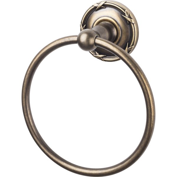 Edwardian Bath Ring Ribbon Backplate German Bronze