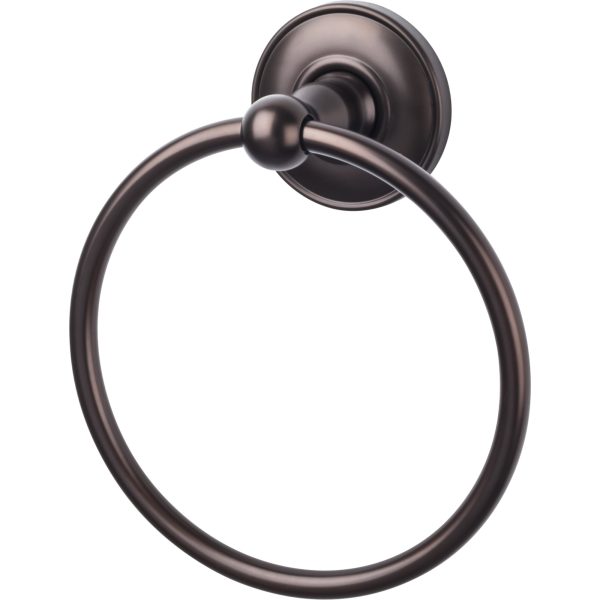 Edwardian Bath Ring Plain Backplate Oil Rubbed Bronze