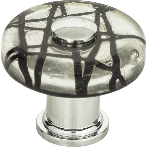 Eclipse Glass Round Knob