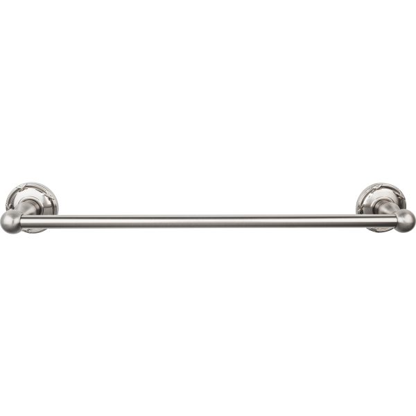 Edwardian Bath Towel Bar Single - Ribbon Bplate