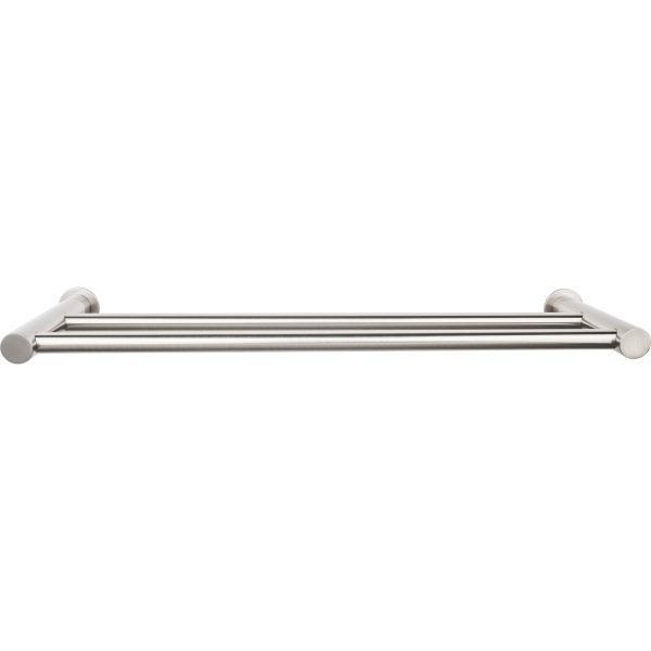 Hopewell Bath Towel Bar 30 Inch Double Brushed Satin Nickel
