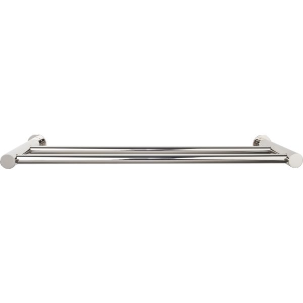 Hopewell Bath Towel Bar 30 Inch Double Polished Nickel