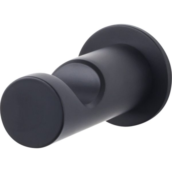 Hopewell Bath Single Hook  Flat Black