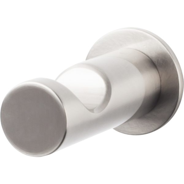 Hopewell Bath Single Hook  Brushed Satin Nickel