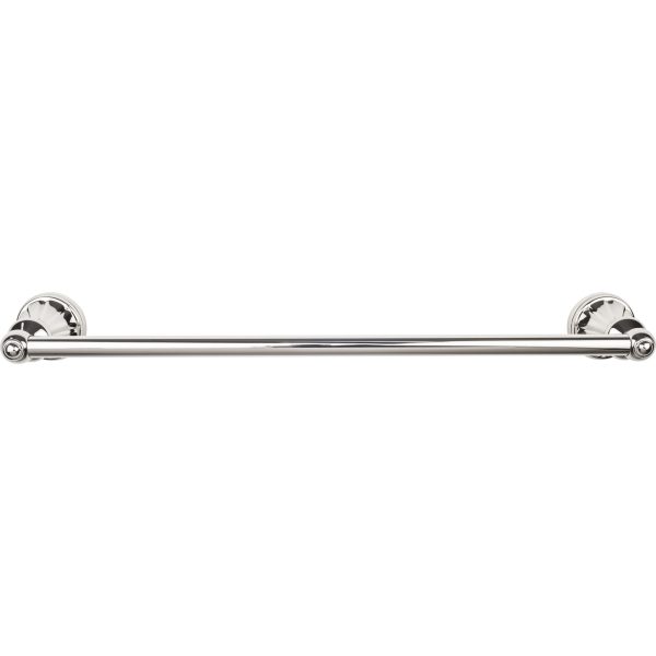 Hudson Bath Towel Bar 30 Inch Single Polished Nickel