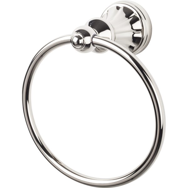 Hudson Bath Ring  Polished Nickel