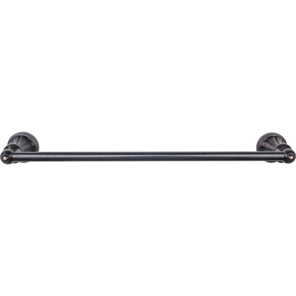 Hudson Bath Towel Bar 24 Inch Double Brushed Satin Nickel - Image 2