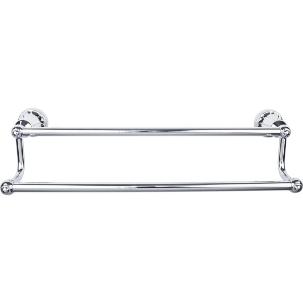 Hudson Bath Towel Bar 24 Inch Double Polished Nickel - Image 2