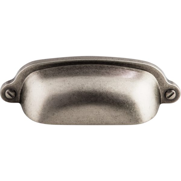 Charlotte Cup Pull 2 9/16 Inch (c-c) Pewter Antique