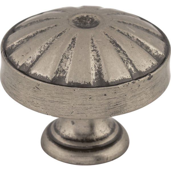 Hudson Knob 1 1/4 Inch Pewter Antique