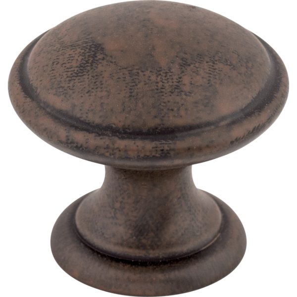 Rounded Knob 1 1/4 Inch Patina Rouge