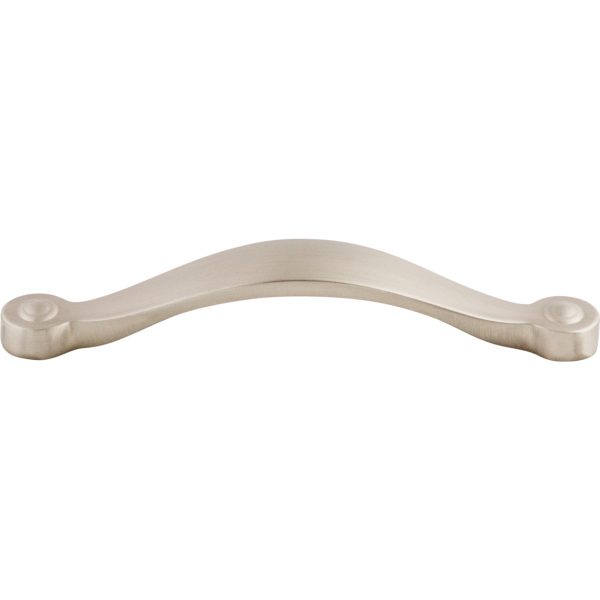 Saddle Pull 5 1/16 Inch (c-c) Brushed Satin Nickel
