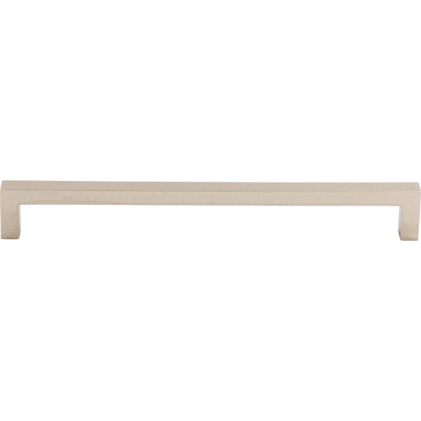 Square Bar Pull 8 13/16 Inch (c-c) Polished Nickel