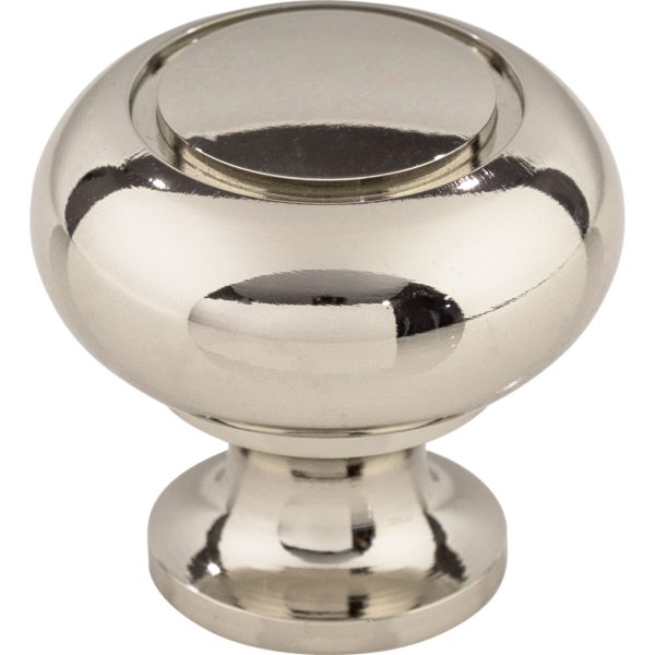 Ring Knob 1 1/4 Inch Polished Nickel