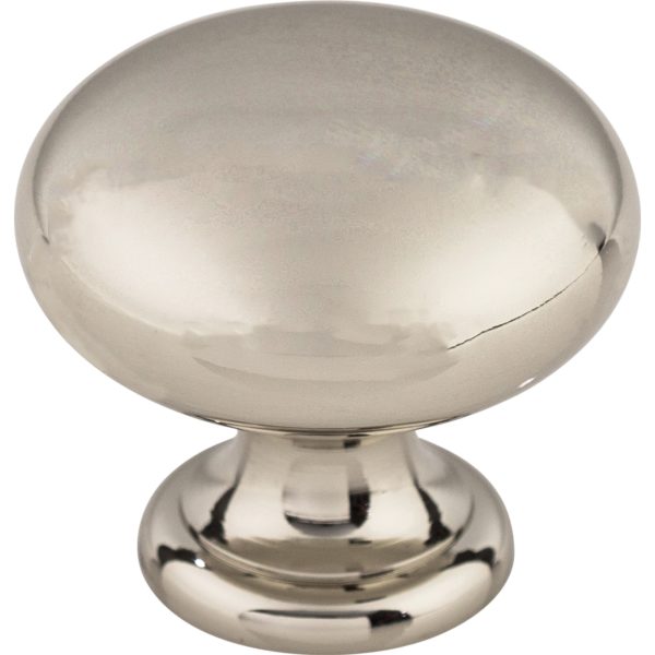 Mushroom Knob 1 1/4 Inch Polished Nickel
