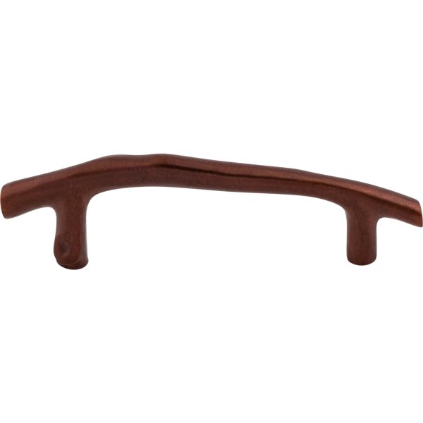 Aspen Twig Pull 3 1/2 Inch (c-c) Mahogany Bronze