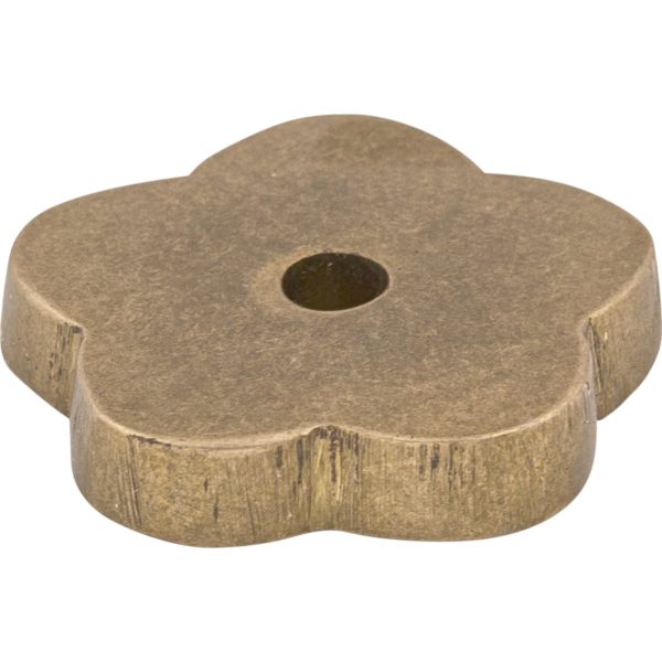 Aspen Flower Backplate 1 Inch Light Bronze