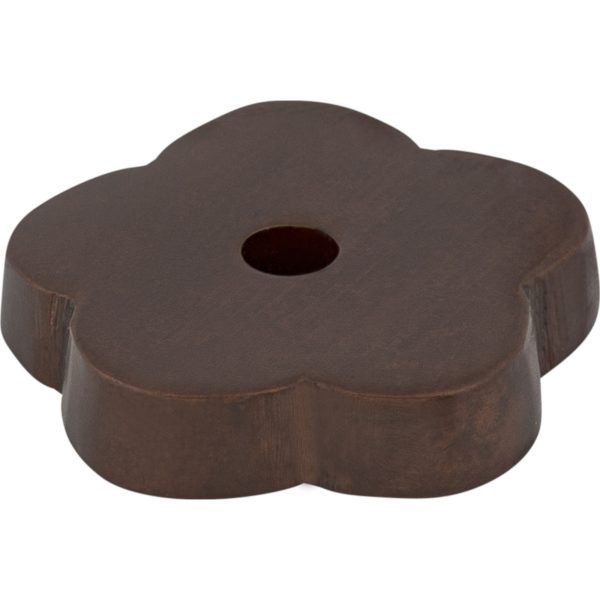 Aspen Flower Backplate 1 Inch Mahogany Bronze