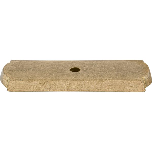Aspen Rectangle Backplate 2 1/2 Inch Light Bronze