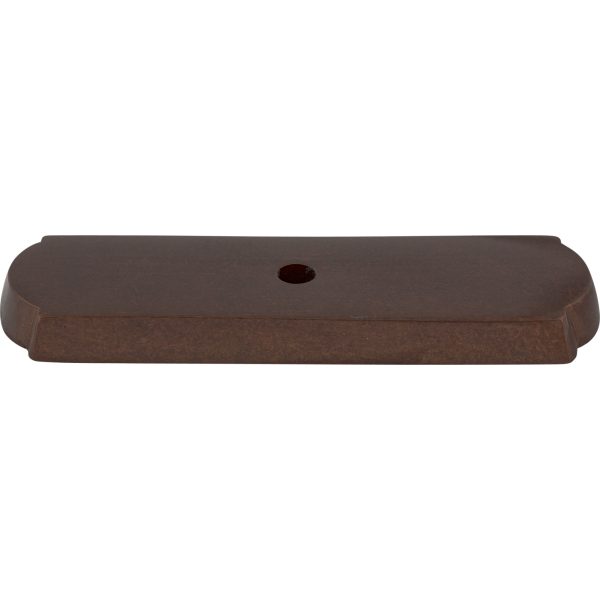 Aspen Rectangle Backplate 2 1/2 Inch Mahogany Bronze