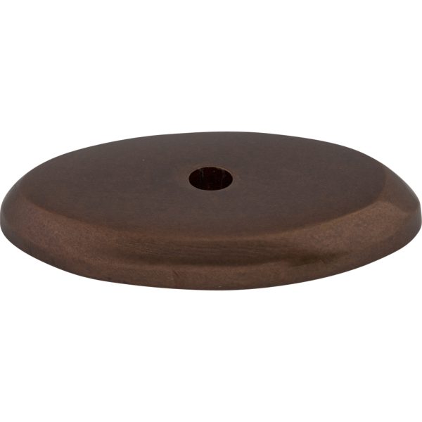 Aspen Oval Backplate 1 1/2 Inch Mahogany Bronze